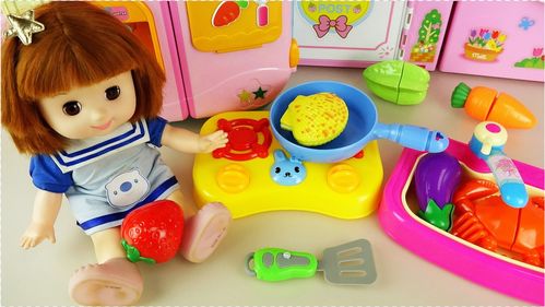 寶寶多莉和可愛小兔廚房